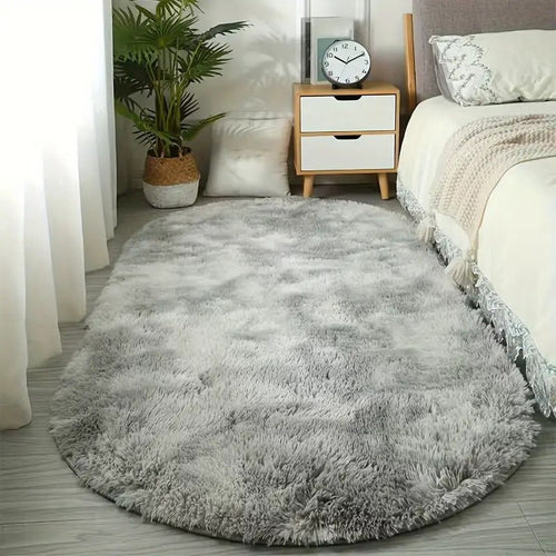 Cloud Oval Shag Rug - Nyxroom