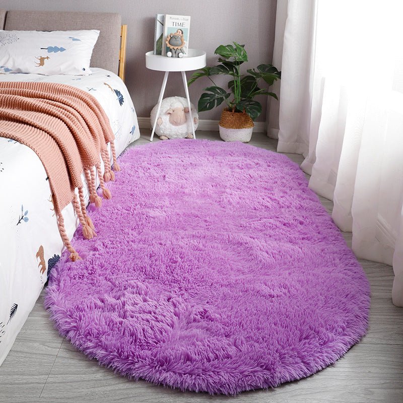 Cloud Oval Shag Rug - Nyxroom